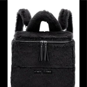Brandon Blackwood Portmore Faux Mink Backpack NWT Nia Backpack – Brandon Blackwood New York main image 4